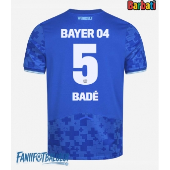 Bayer Leverkusen Loic Bade #5 Tricou Fotbal Replică 2025-26 Barbati Treilea